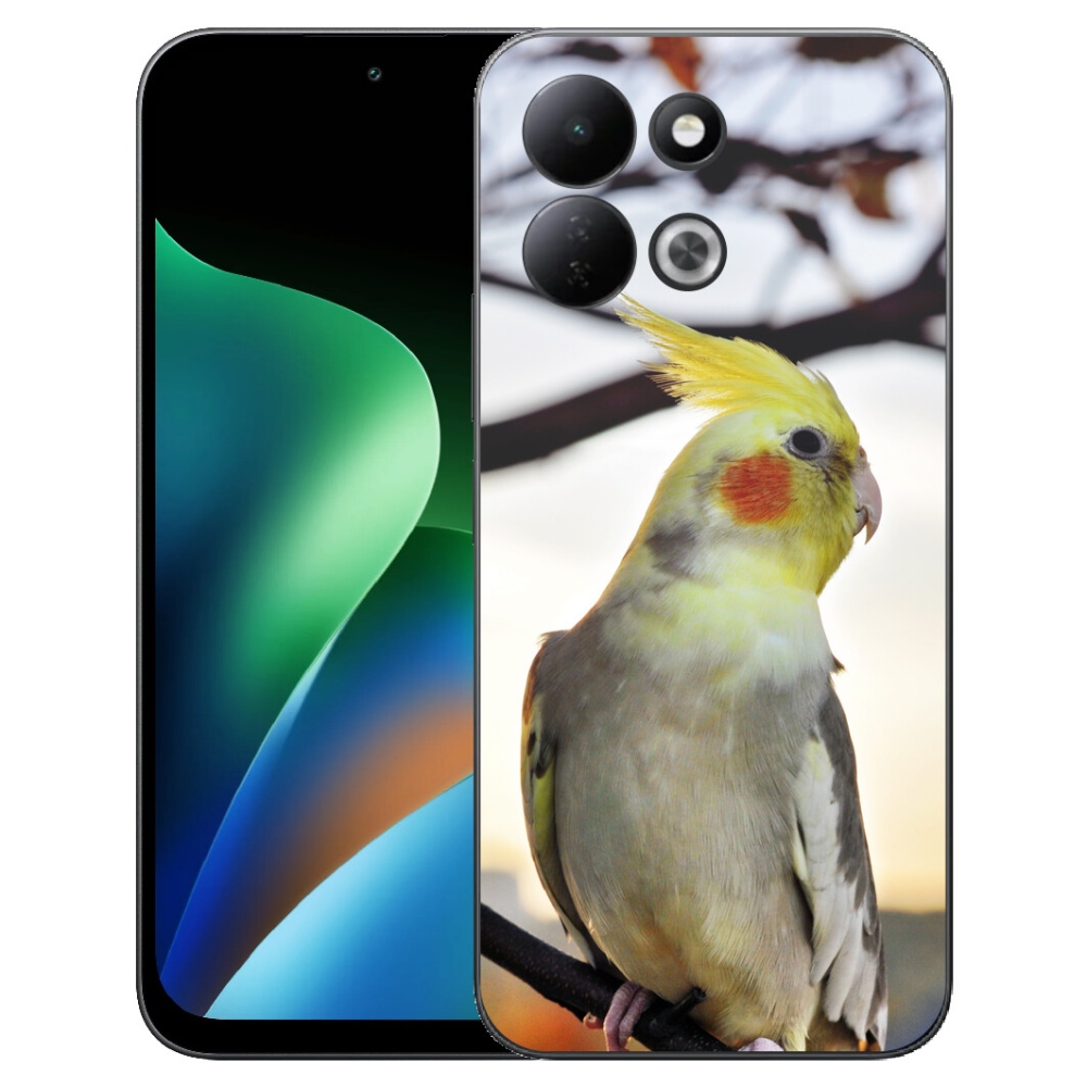 mmCase gélhuzat a Xiaomi Redmi 17 4G/5G-hez – korella papagáj