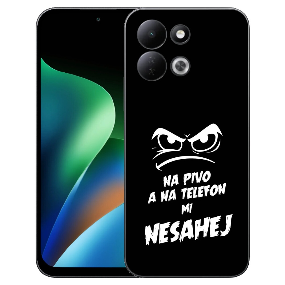 mmCase géltok a Xiaomi Redmi 17 4G/5G-hez – sörös motívum 2, fekete háttérrel