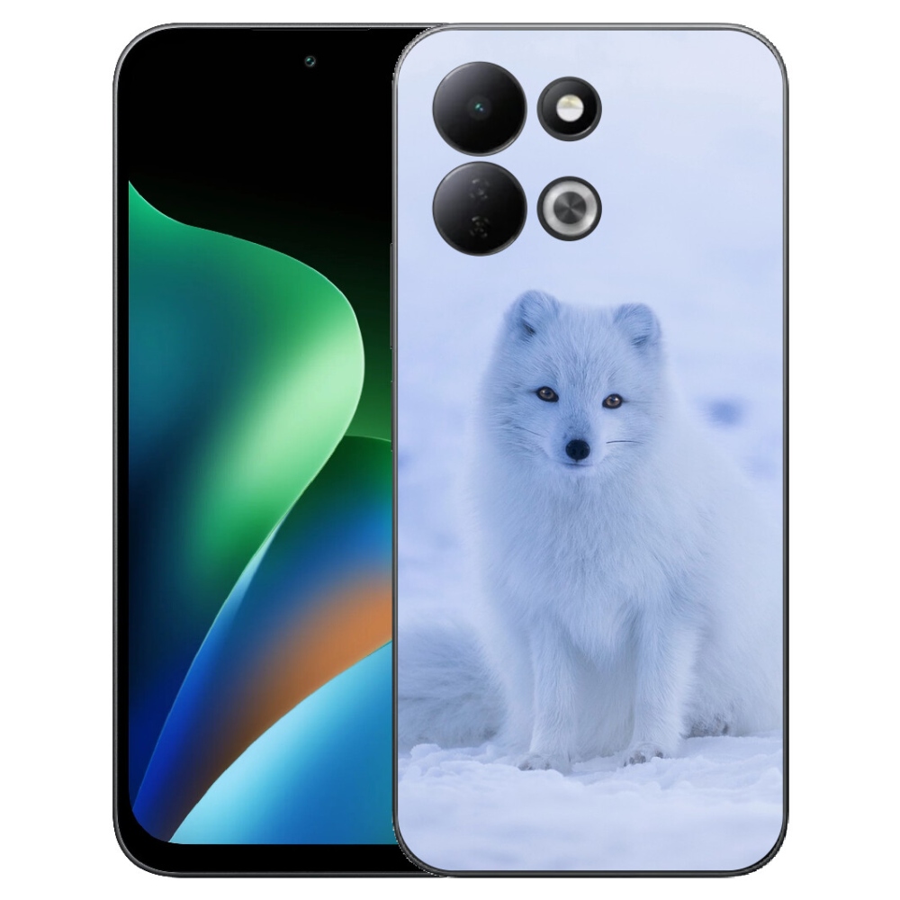 mmCase gélhuzat a Xiaomi Redmi 17 4G/5G-hez – sarki róka