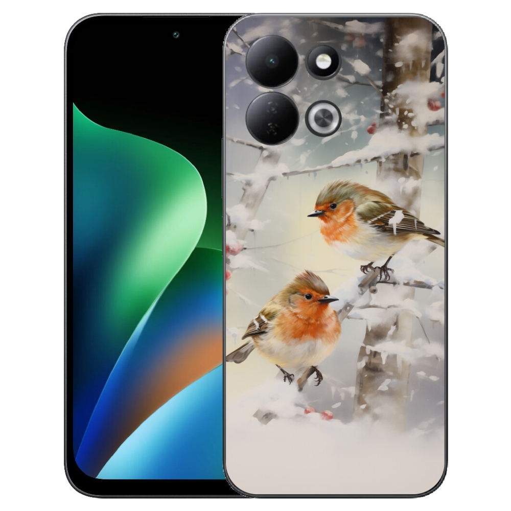 mmCase géltok a Xiaomi Redmi 17 4G/5G-hez – madarak télen