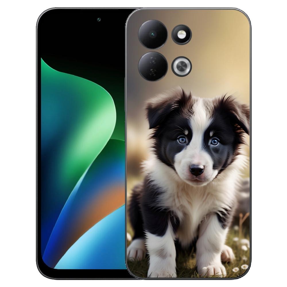 mmCase géltok a Xiaomi Redmi 17 4G/5G-hez – aranyos border collie