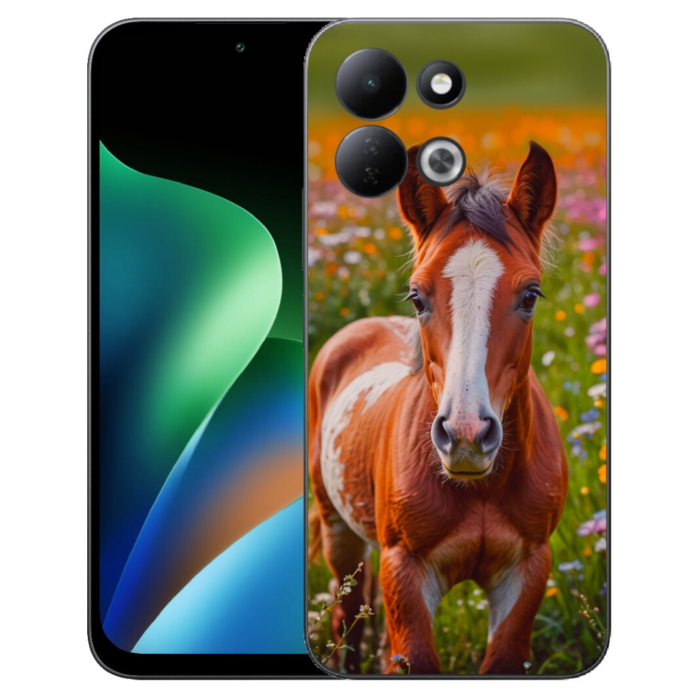 mmCase gél tok a Xiaomi Redmi 17 4G/5G-hez – aranyos csikó