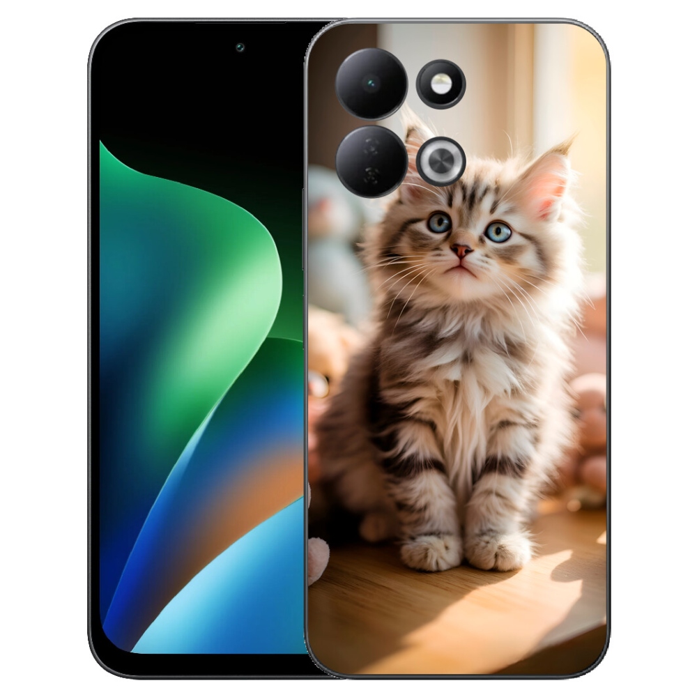 mmCase gél tok a Xiaomi Redmi 17 4G/5G-hez – aranyos cica 10