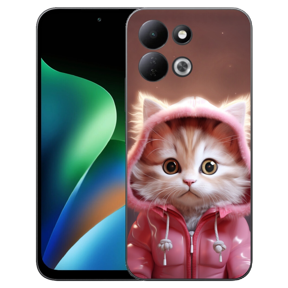 mmCase gél tok a Xiaomi Redmi 17 4G/5G-hez – aranyos cica 3