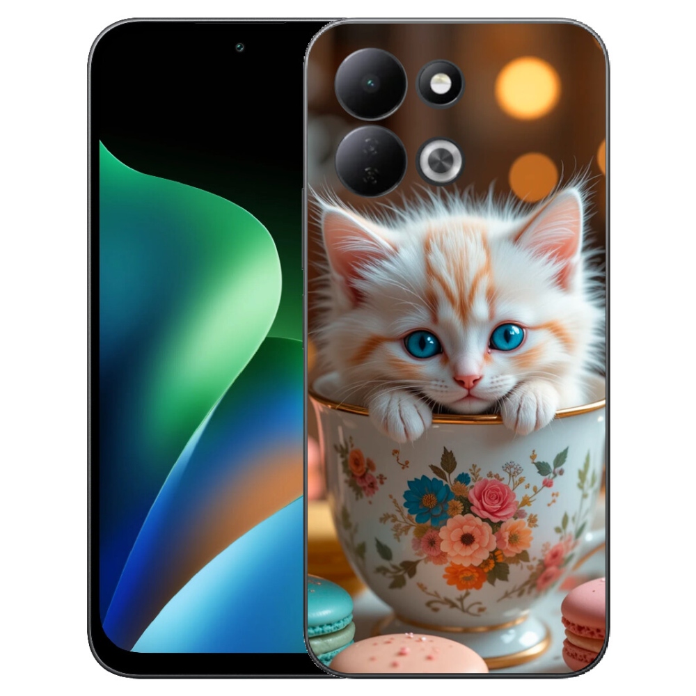 mmCase gél tok a Xiaomi Redmi 17 4G/5G-hez – aranyos cica 6