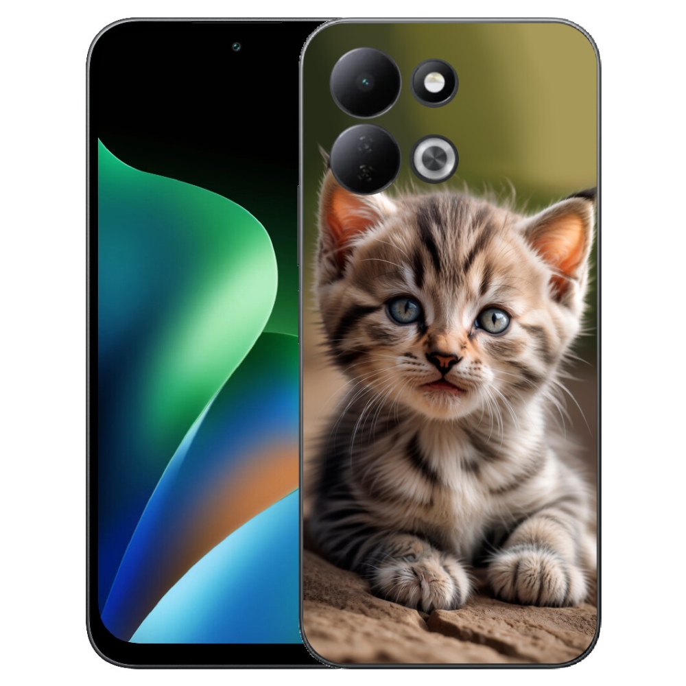 mmCase gél tok a Xiaomi Redmi 17 4G/5G-hez – aranyos cica 9