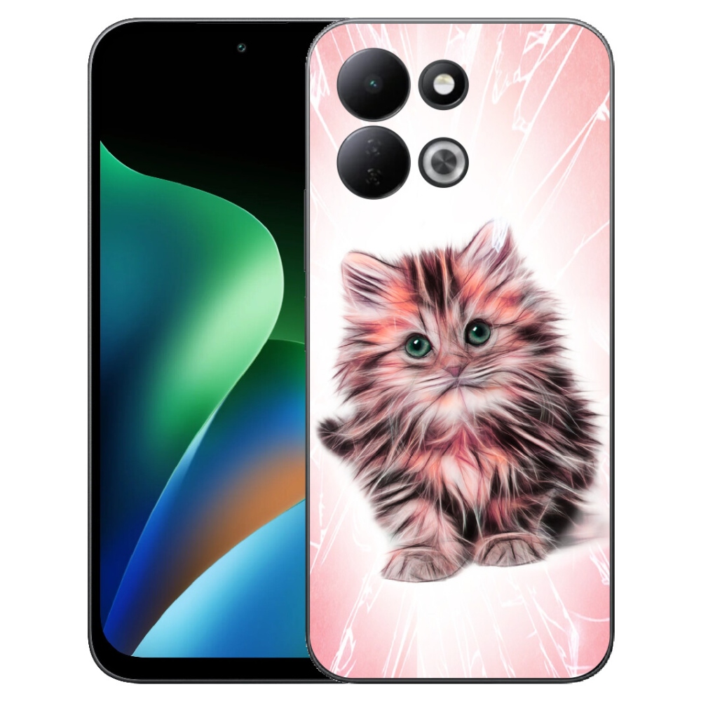 mmCase gél tok a Xiaomi Redmi 17 4G/5G-hez – aranyos cica