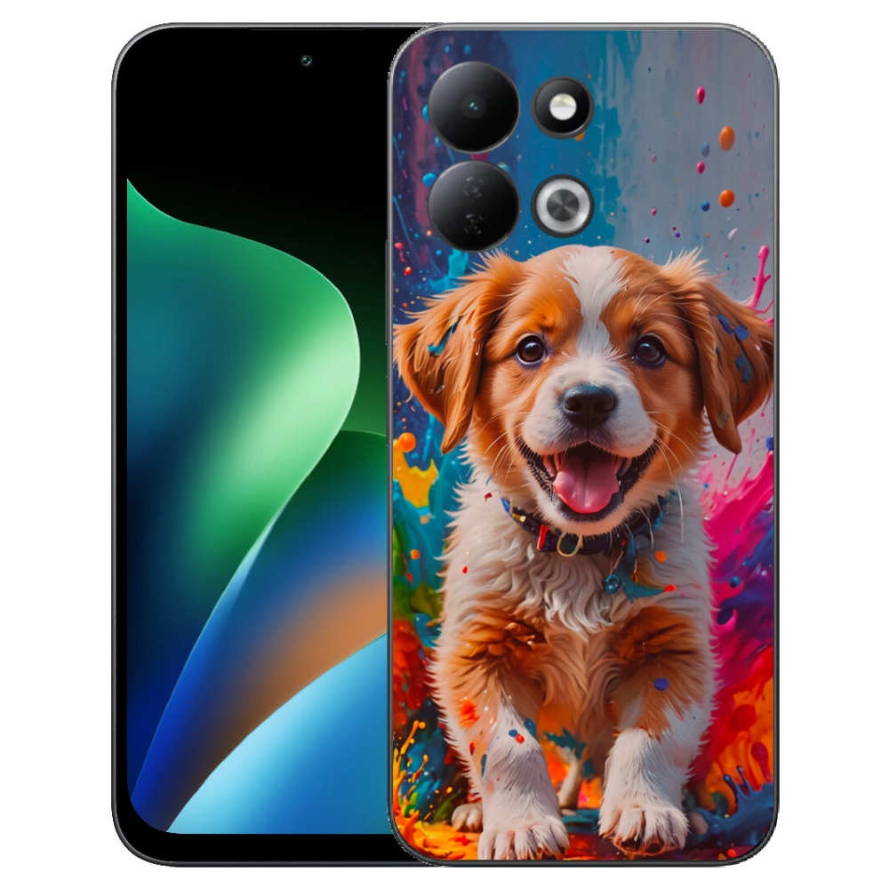 mmCase gél tok a Xiaomi Redmi 17 4G/5G-hez – aranyos kiskutya 3