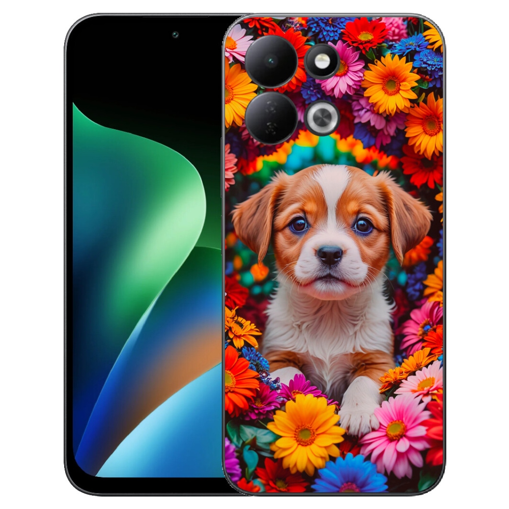 mmCase gél tok a Xiaomi Redmi 17 4G/5G-hez – aranyos kiskutya