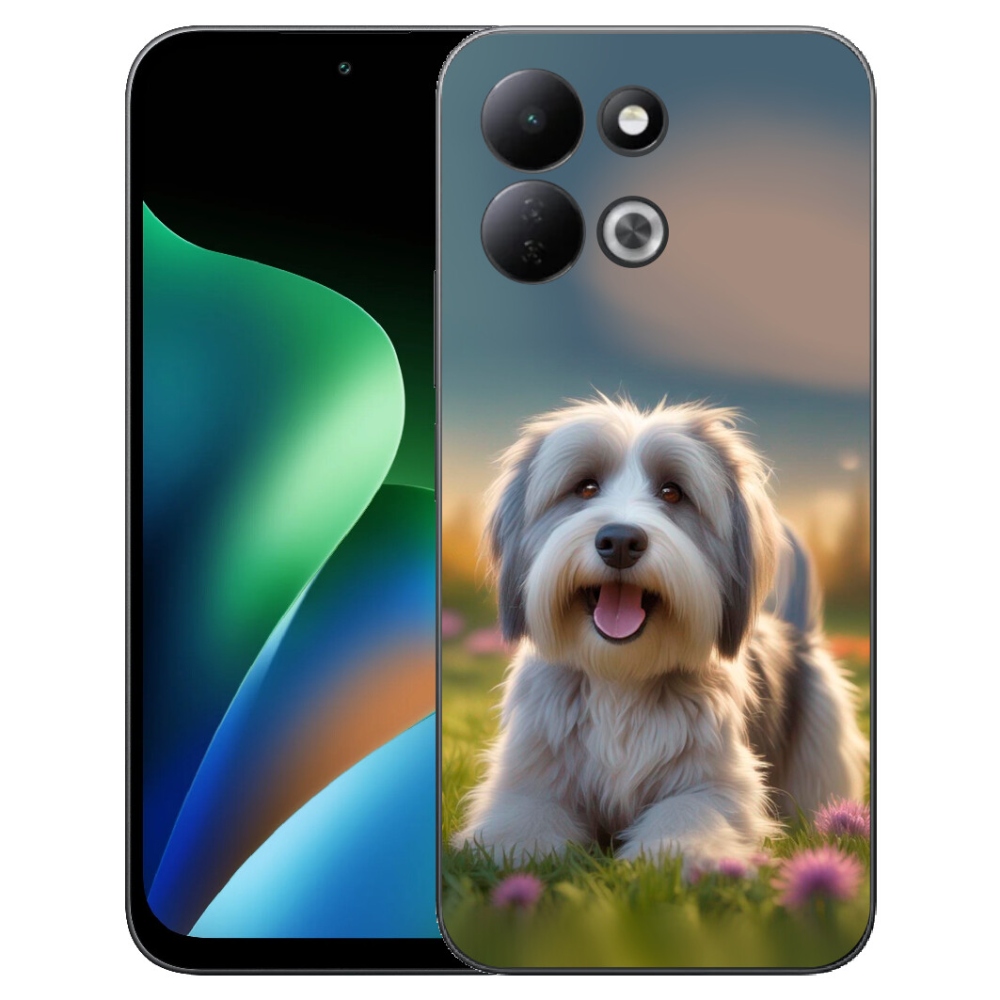 mmCase gél tok a Xiaomi Redmi 17 4G/5G-hez – aranyos havannai kutyus