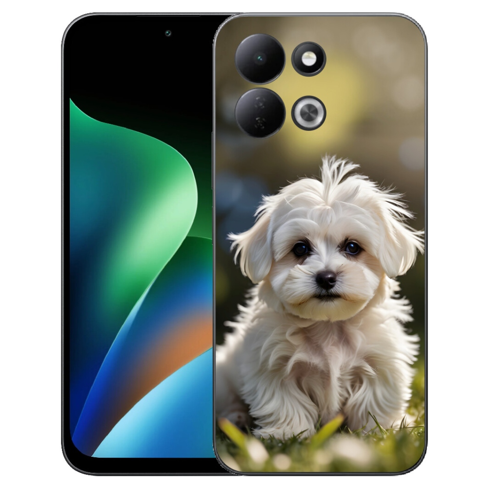 mmCase gél tok a Xiaomi Redmi 17 4G/5G-hez – aranyos máltai kutyus