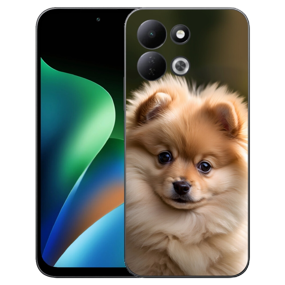 mmCase géltok a Xiaomi Redmi 17 4G/5G-hez – aranyos pomerániai kutyus 2