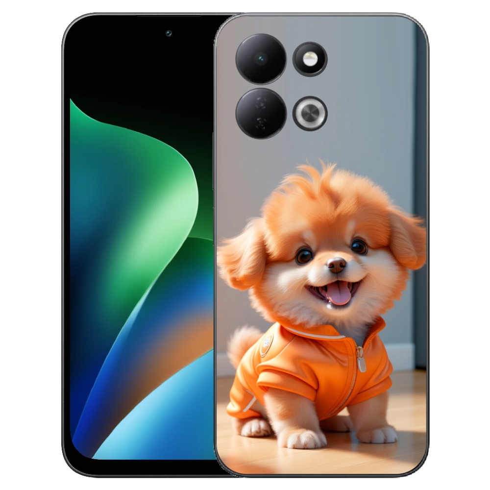 mmCase géltok a Xiaomi Redmi 17 4G/5G-hez – aranyos pomerániai pulóverben