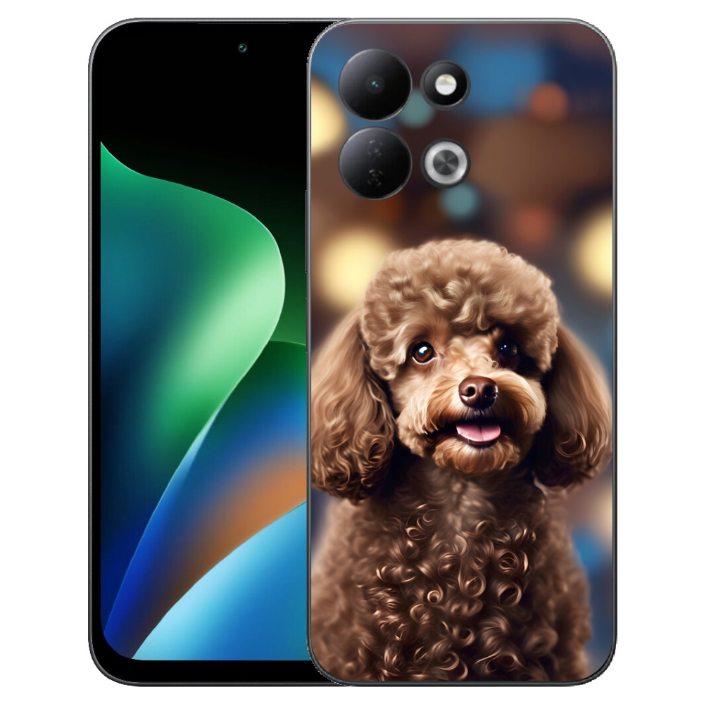 mmCase gél tok a Xiaomi Redmi 17 4G/5G-hez – aranyos pudli