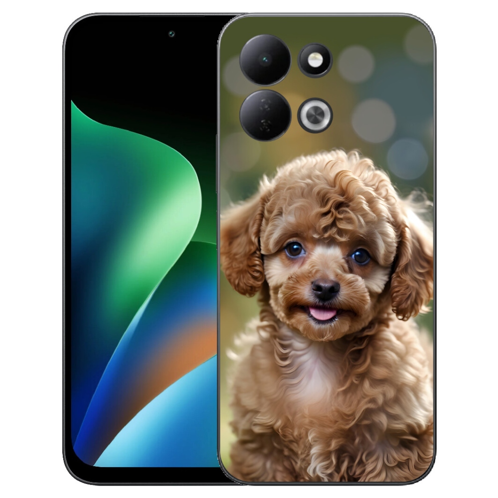 mmCase gélhuzat a Xiaomi Redmi 17 4G/5G-hez – aranyos pudli