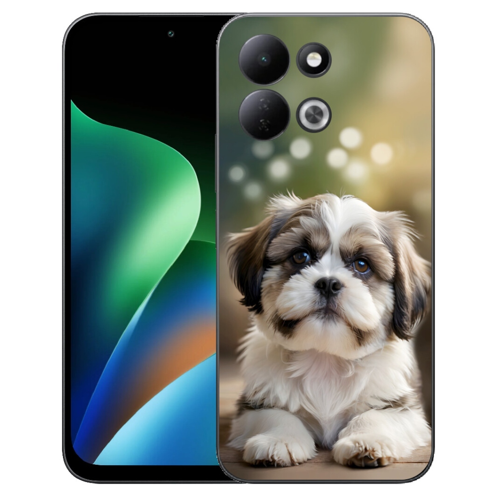 mmCase gél tok a Xiaomi Redmi 17 4G/5G-hez – aranyos shih-tzu