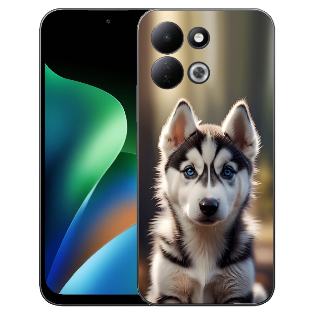 mmCase géltok a Xiaomi Redmi 17 4G/5G-hez – aranyos szibériai husky