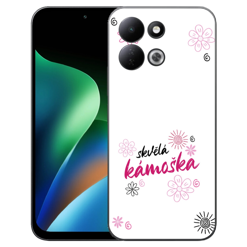 mmCase gél tok a Xiaomi Redmi 17 4G/5G-hez – remek társ a fehér háttérhez