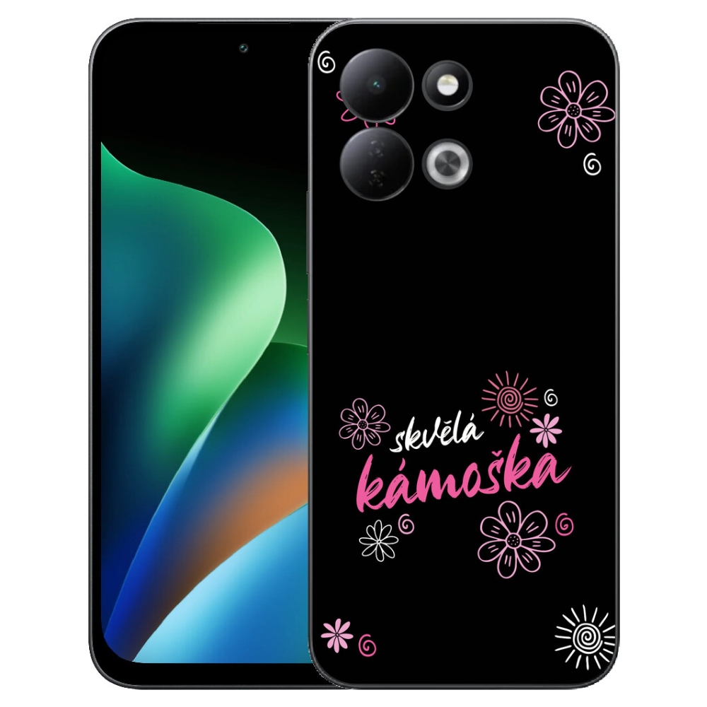mmCase gél tok a Xiaomi Redmi 17 4G/5G-hez – remek kiegészítő fekete háttérrel