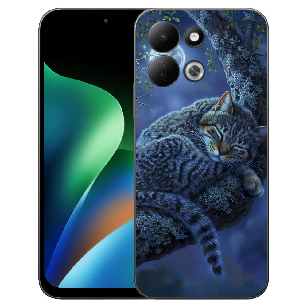 mmCase géltok a Xiaomi Redmi 17 4G/5G-hez – alvó macska