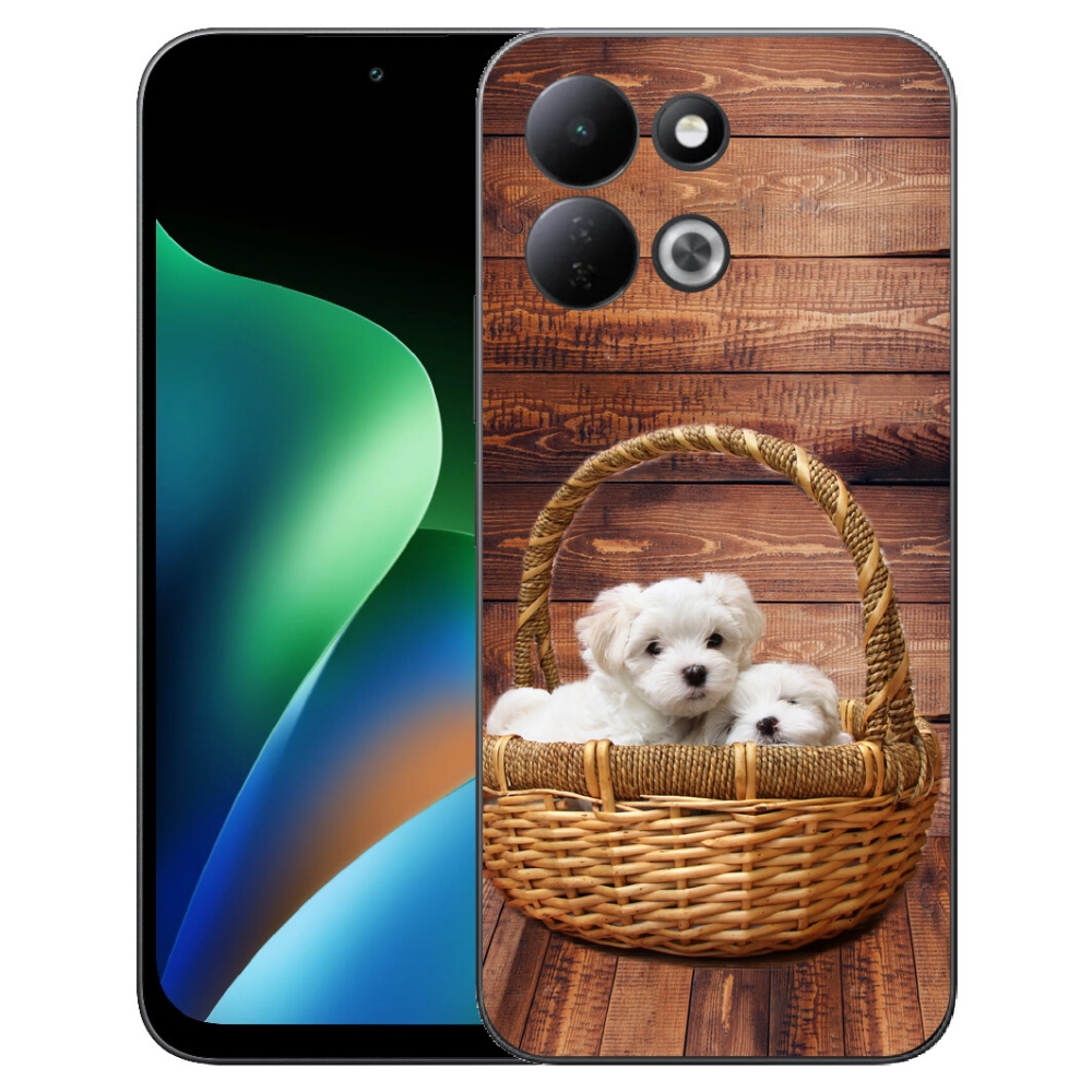 mmCase gél tok a Xiaomi Redmi 17 4G/5G-hez – kiskutyák