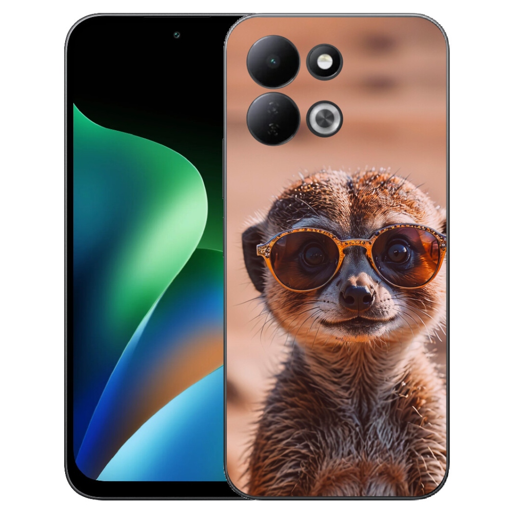 mmCase gélhuzat a Xiaomi Redmi 17 4G/5G-hez – stílusos szurikáta