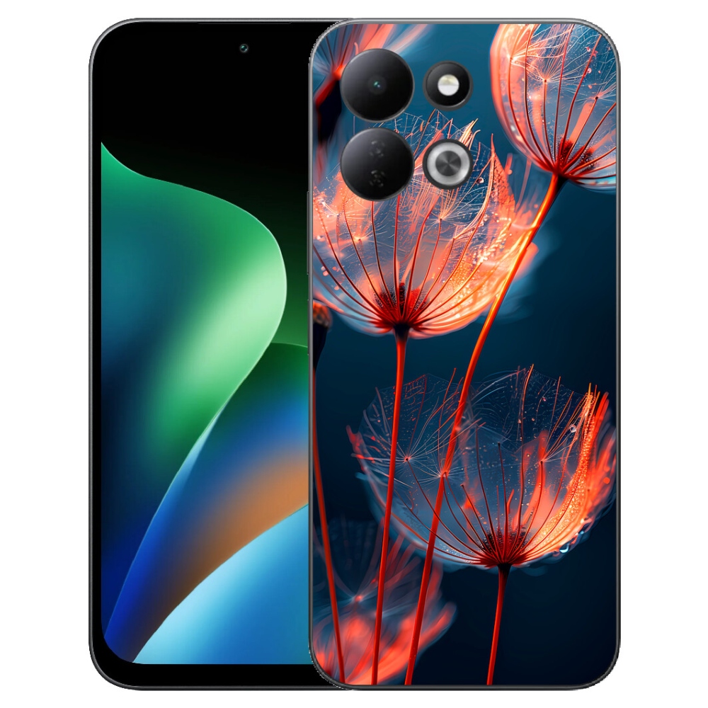 mmCase gél tok a Xiaomi Redmi 17 4G/5G-hez – fénylő pelyhek