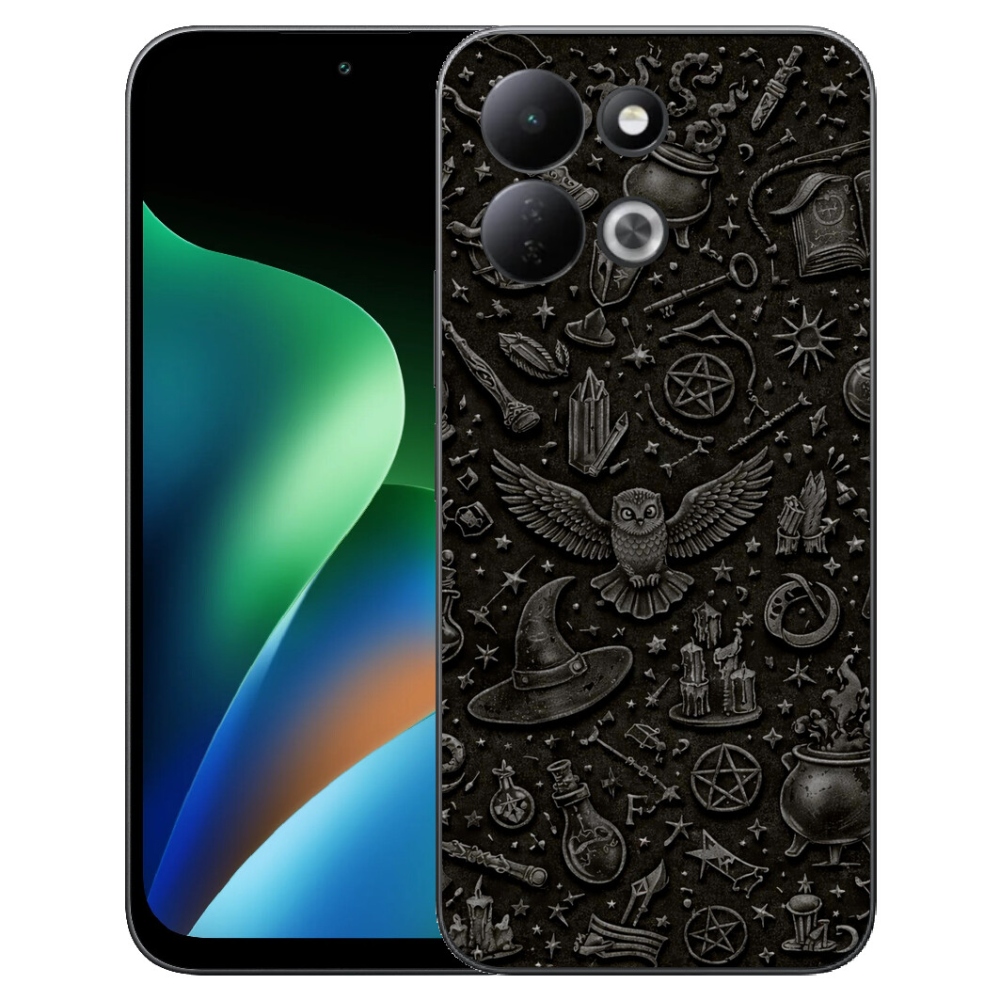 mmCase gélhuzat a Xiaomi Redmi 17 4G/5G-hez – sötét varázslatos világ