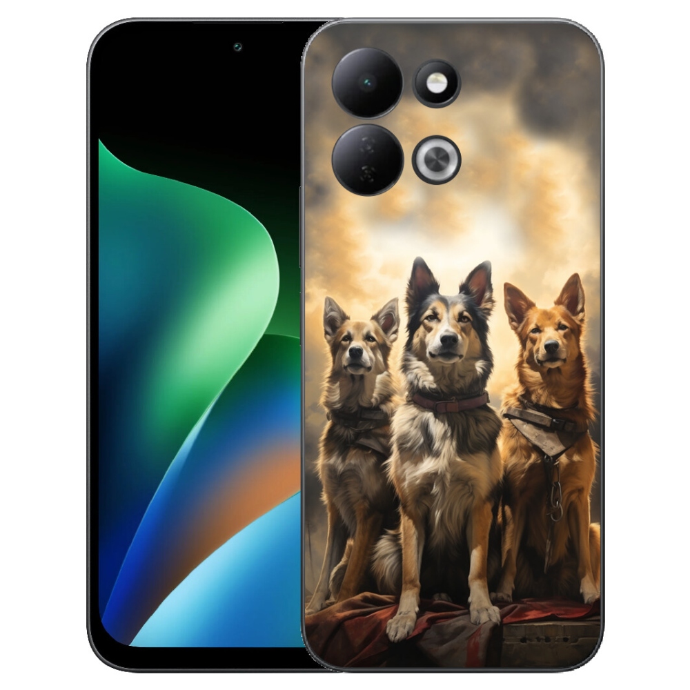 mmCase géltok a Xiaomi Redmi 17 4G/5G-hez – három kutyus