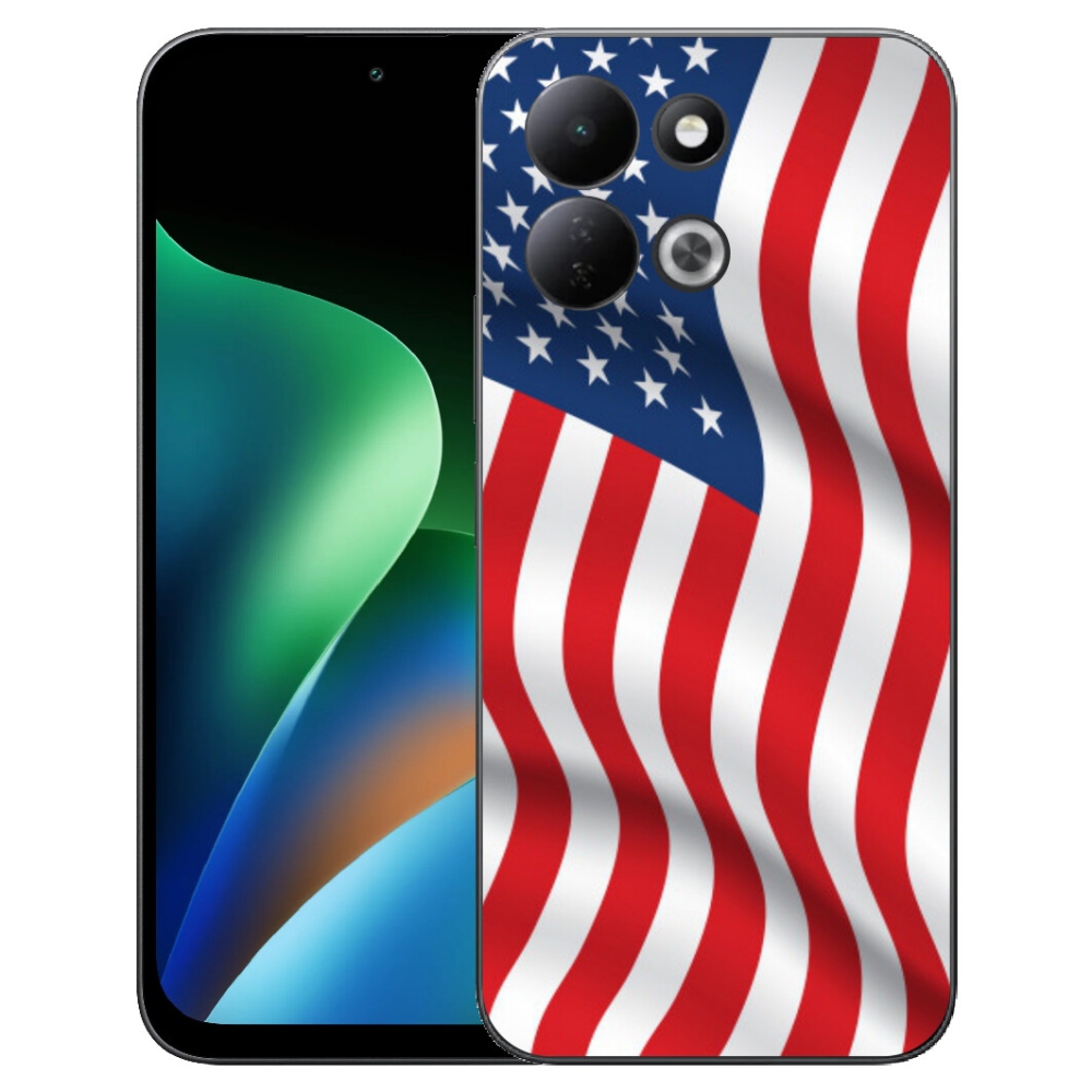 mmCase géltok a Xiaomi Redmi 17 4G/5G-hez – amerikai zászló