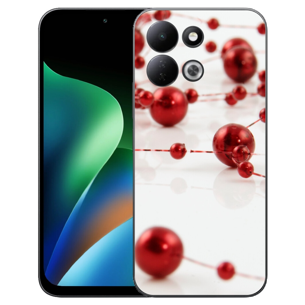 mmCase gél tok a Xiaomi Redmi 17 4G/5G-hez – karácsonyi lánc