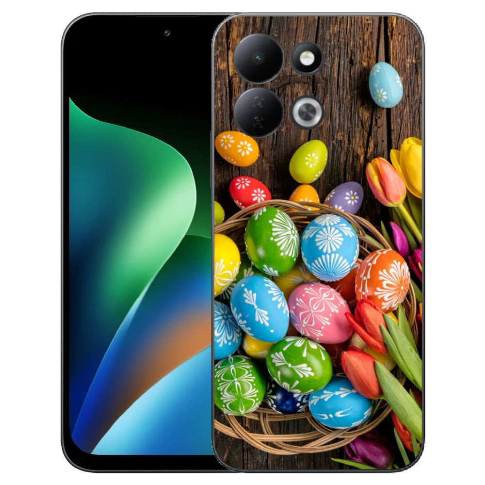 mmCase gélhuzat a Xiaomi Redmi 17 4G/5G-hez – húsvéti tojások