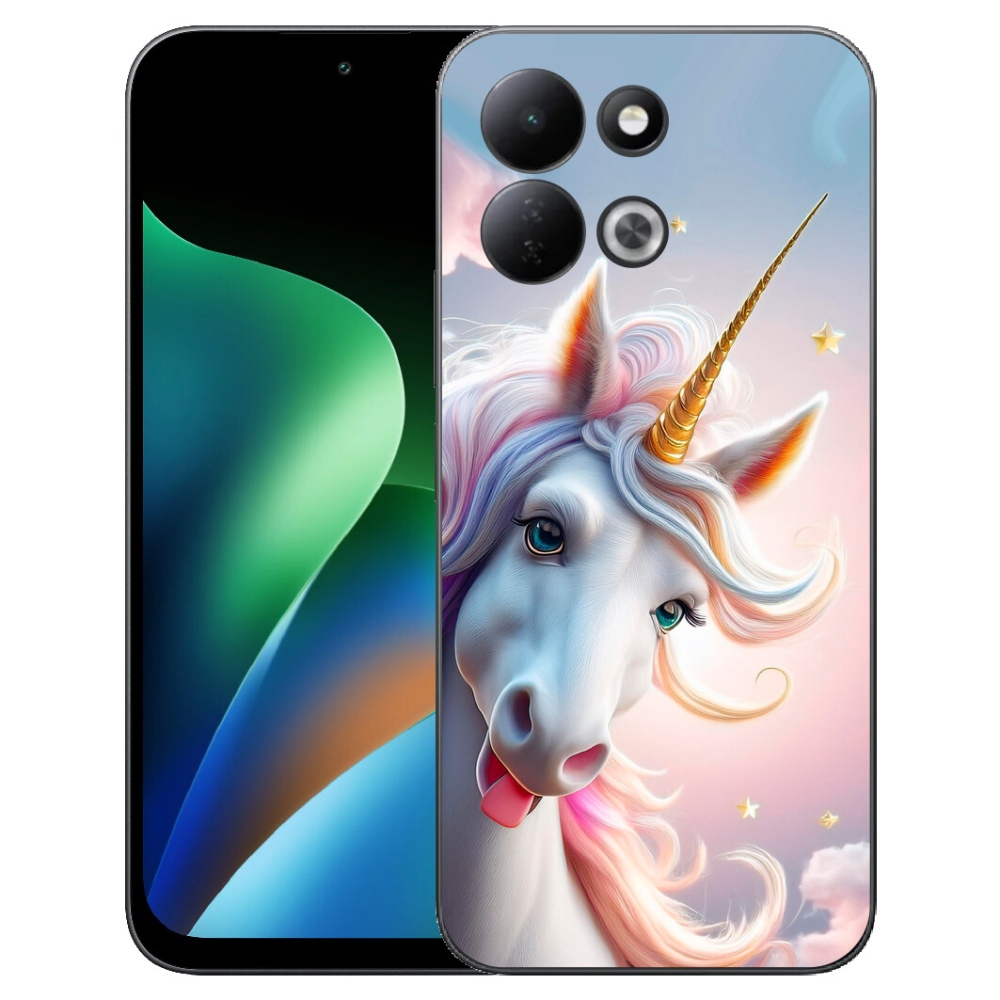 mmCase gélhuzat a Xiaomi Redmi 17 4G/5G-hez – vidám egyszarvú