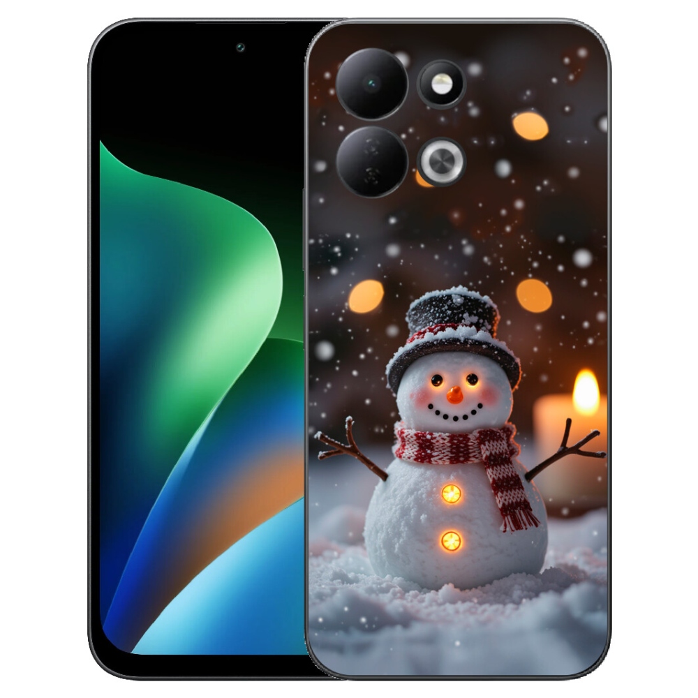 mmCase gél tok a Xiaomi Redmi 17 4G/5G-hez – vidám hóember