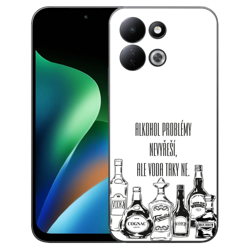 mmCase géltok a Xiaomi Redmi 17 4G/5G-hez – vicces felirat fehér háttérrel