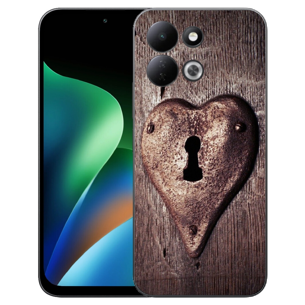 mmCase géltok a Xiaomi Redmi 17 4G/5G-hez – szív alakú zárral