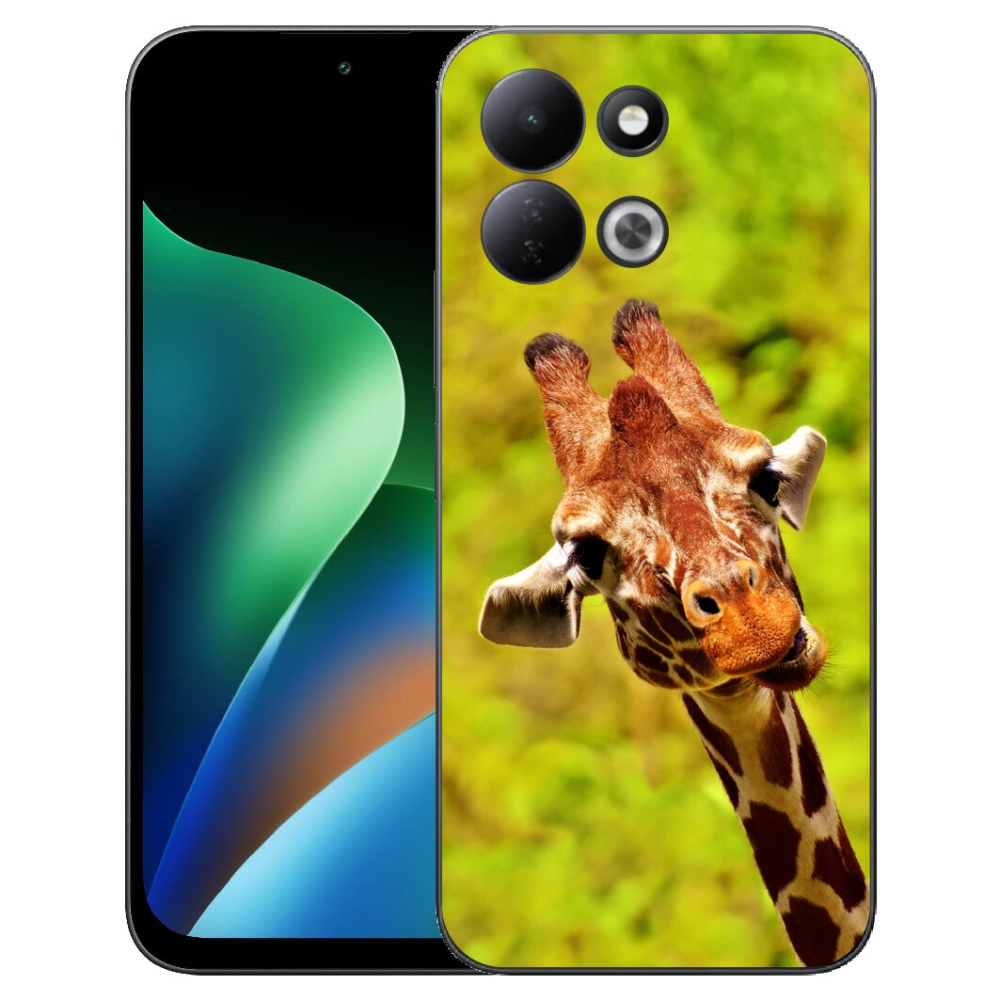 mmCase gélhuzat a Xiaomi Redmi 17 4G/5G-hez – zsiráf