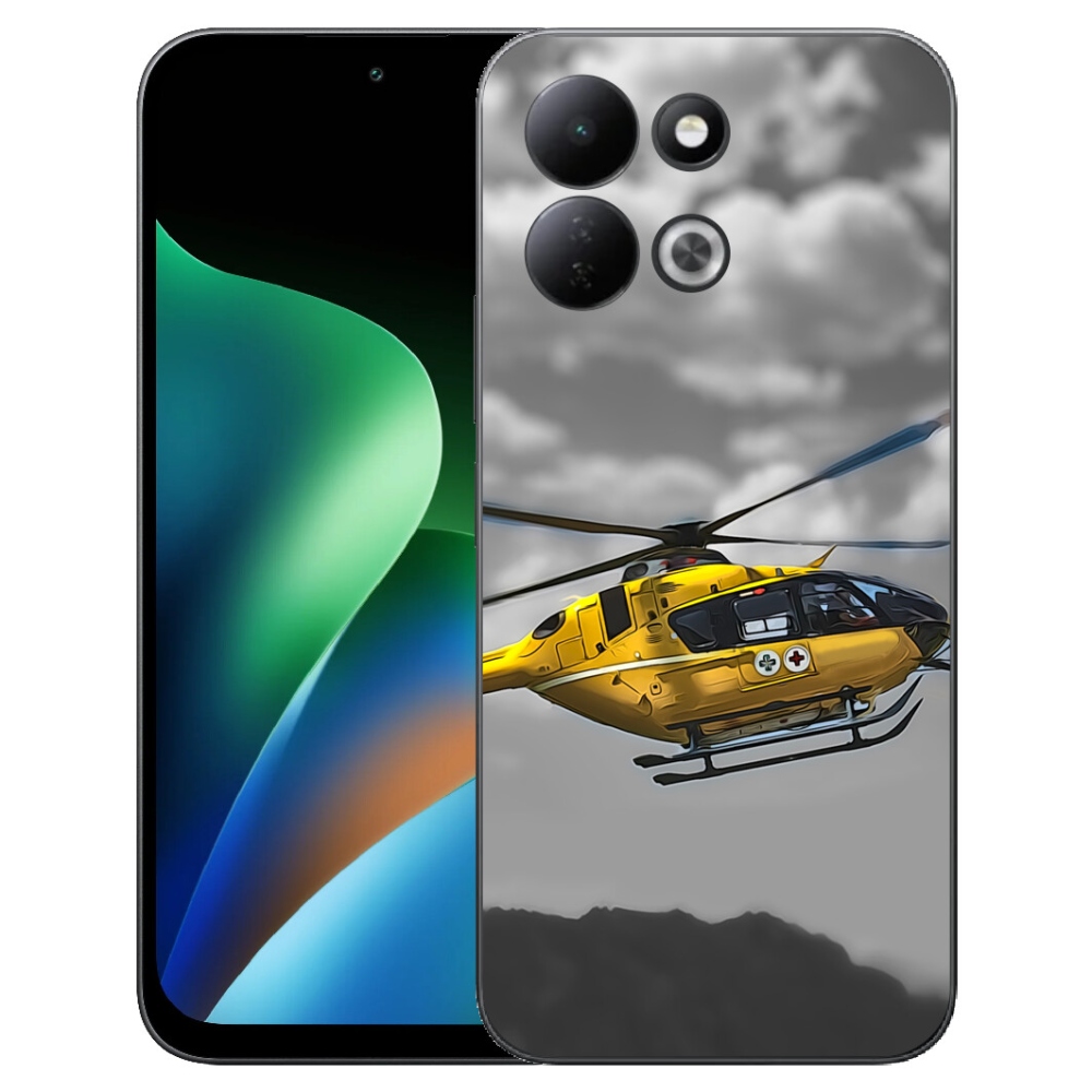 mmCase géltok a Xiaomi Redmi 17 4G/5G-hez – sárga helikopter