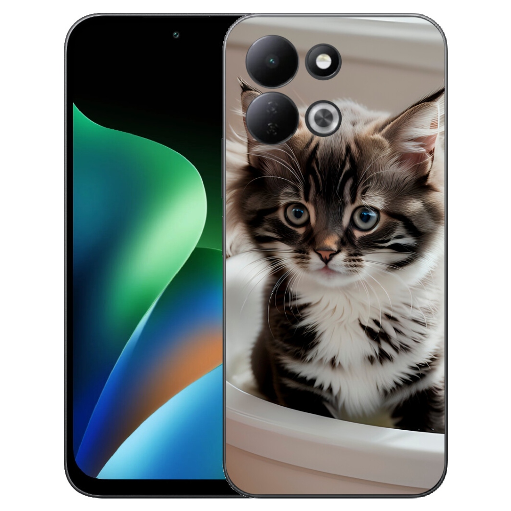 mmCase géltok a Xiaomi Redmi 17 4G/5G-hez – kíváncsi cica