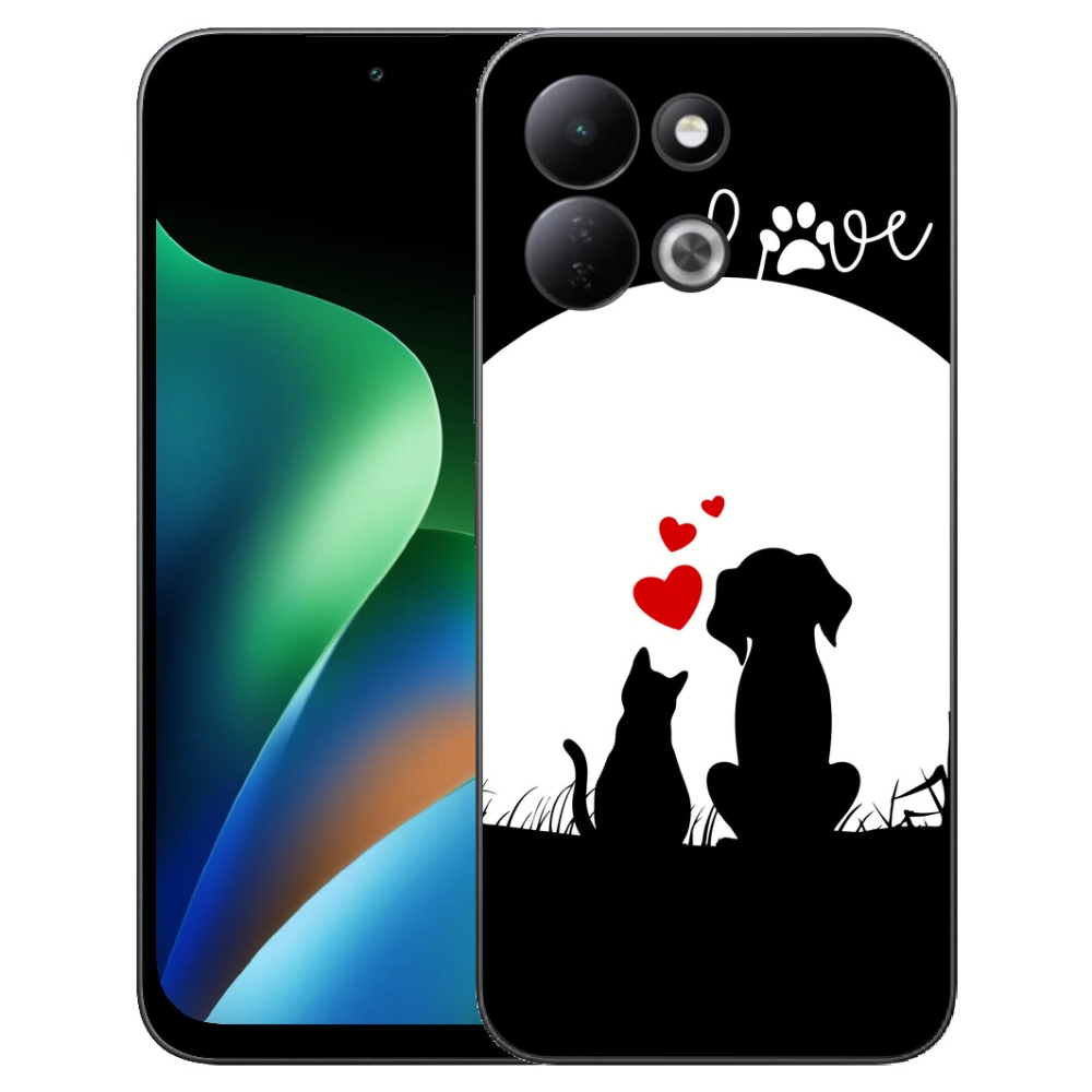mmCase gélhuzat a Xiaomi Redmi 17 4G/5G-hez – állatszeretet