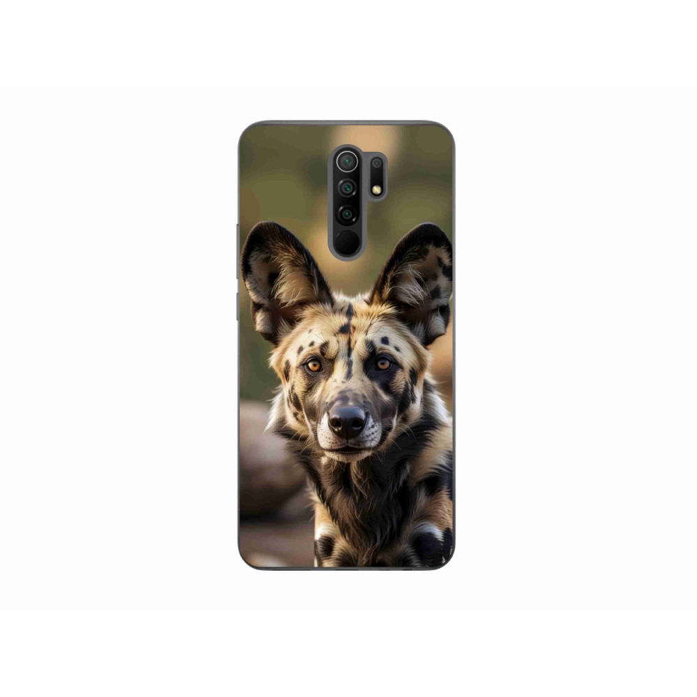 Gél borítás mmCase a Xiaomi Redmi 9-hez - Afrikai vadkutya