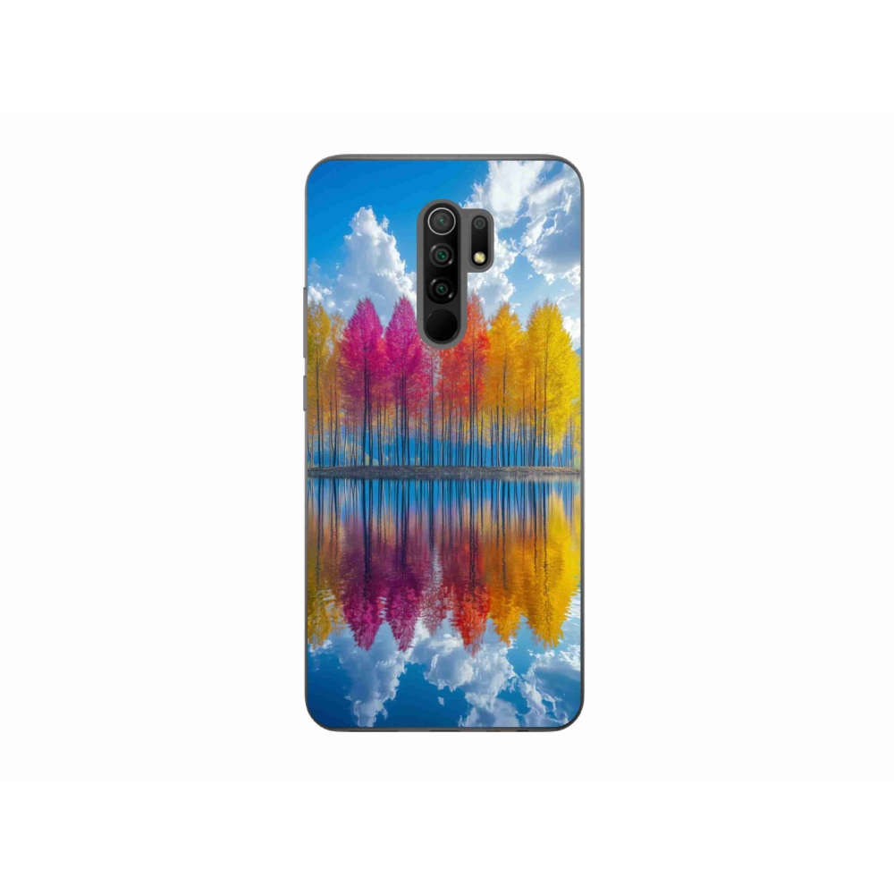 Gél borítás mmCase a Xiaomi Redmi 9-hez - színes fák