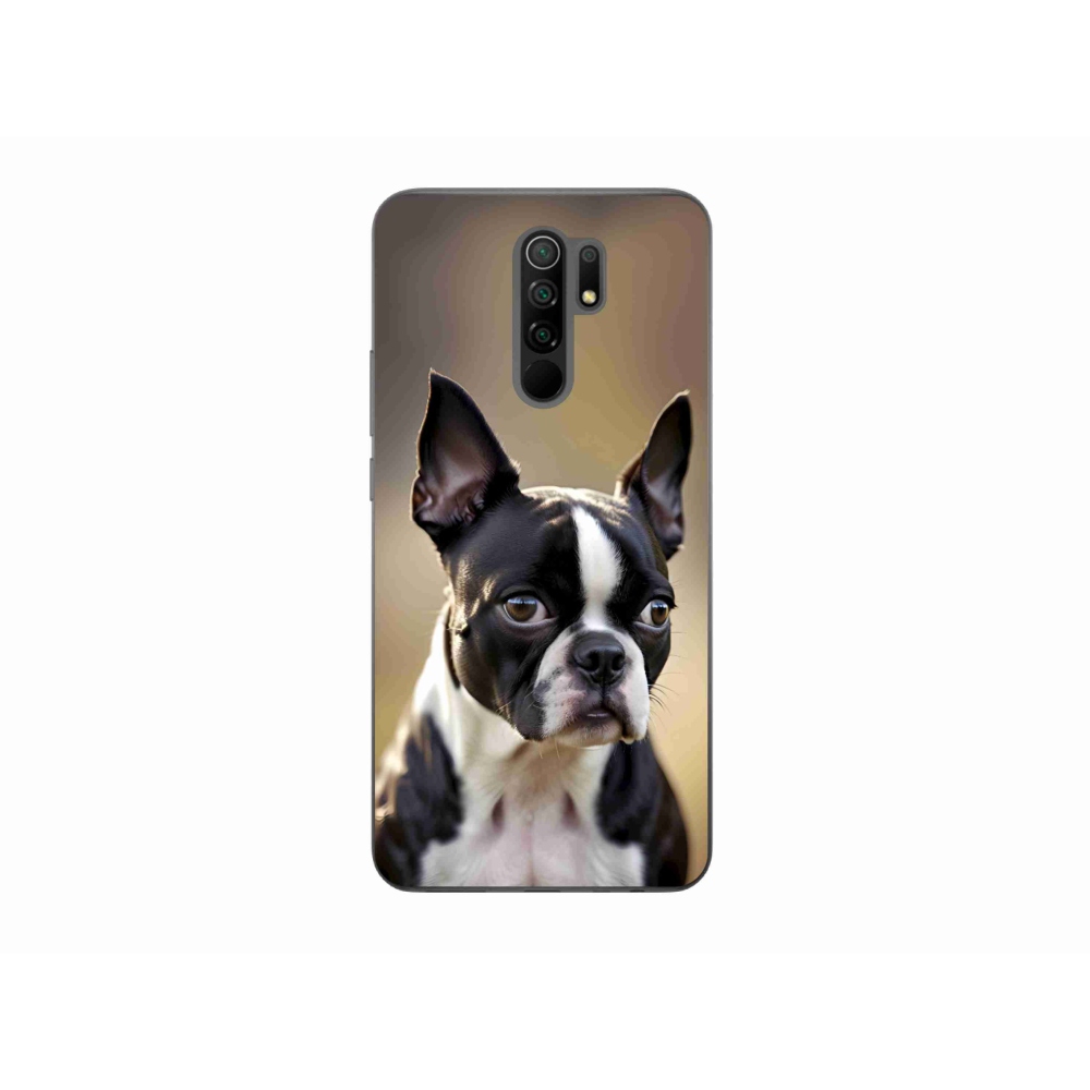 Gél borítás mmCase a Xiaomi Redmi 9-hez - Boston Terrier