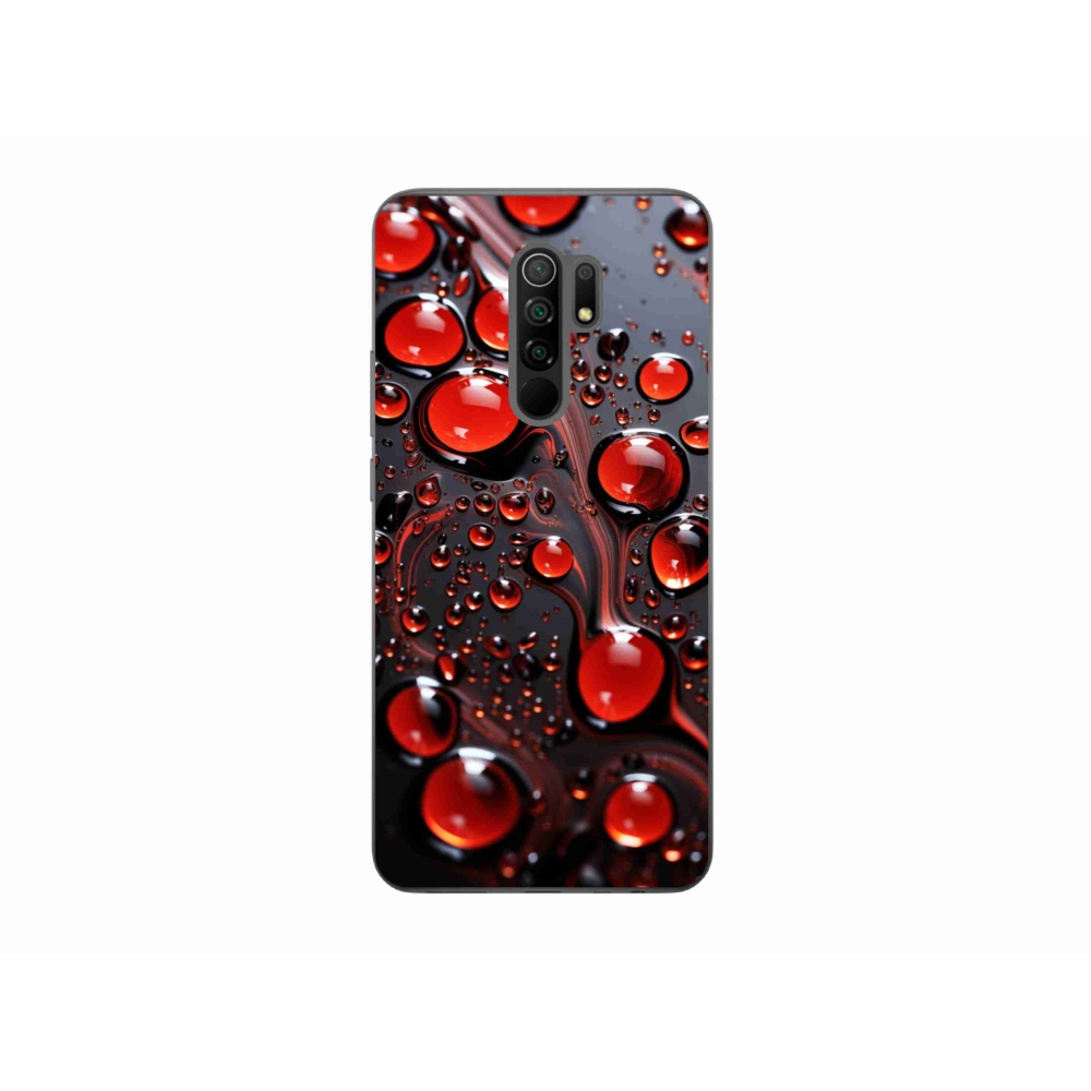 Gél borítás mmCase a Xiaomi Redmi 9-hez - piros csepp 2