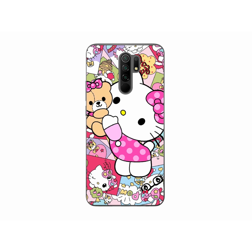 Gél borítás mmCase a Xiaomi Redmi 9-hez - aranyos cica