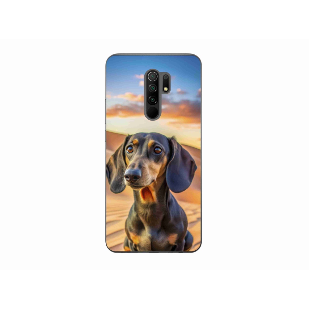 Gél borítás mmCase a Xiaomi Redmi 9-hez - tacskó 3