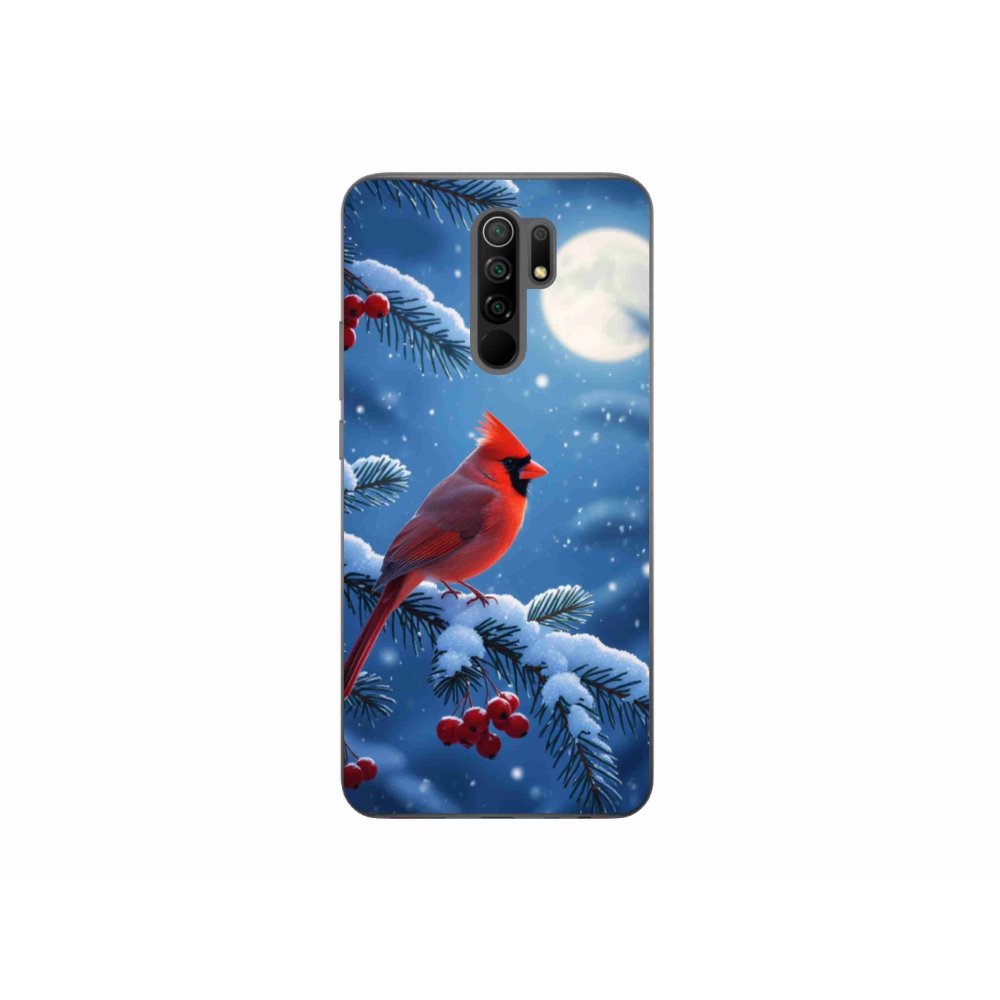 Gél borítás mmCase a Xiaomi Redmi 9-hez - kardinálpiros színű