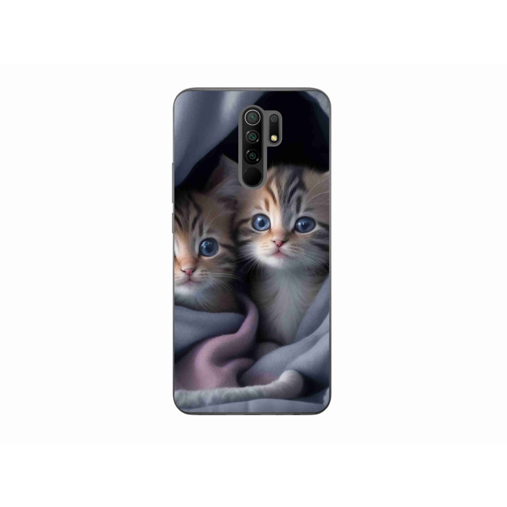 Gél borítás mmCase a Xiaomi Redmi 9 - cat duo 2 számára