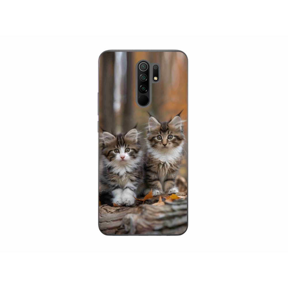 Gél borítás mmCase a Xiaomi Redmi 9 - cat duo 3 számára