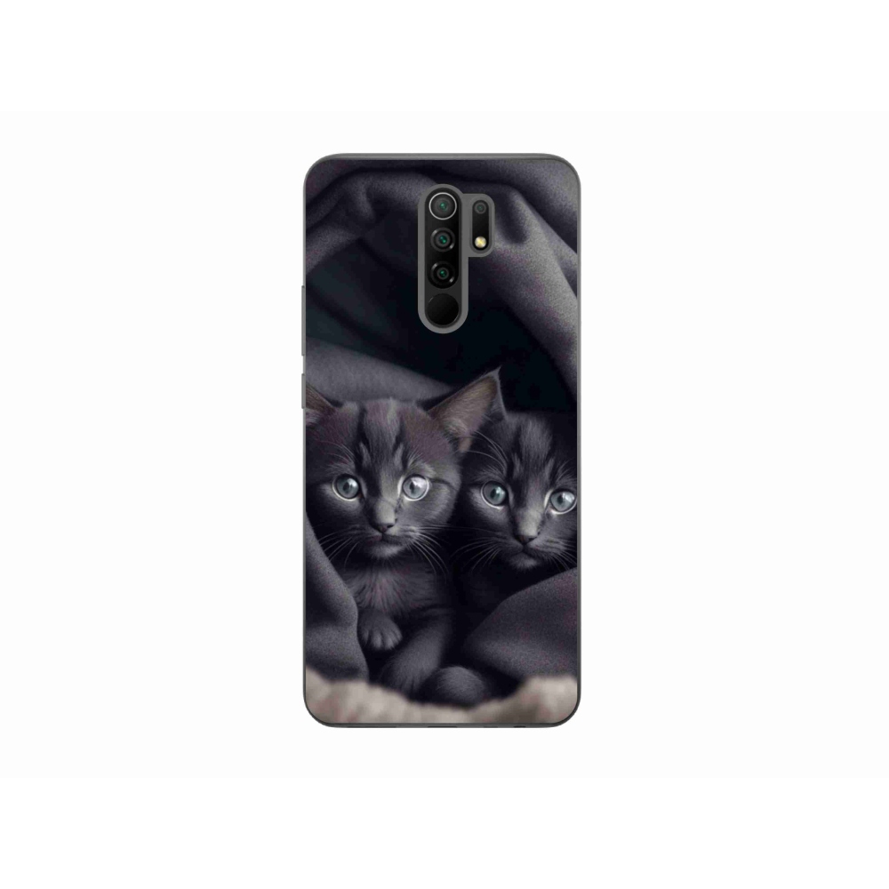 Gél borítás mmCase a Xiaomi Redmi 9 - cat duo számára